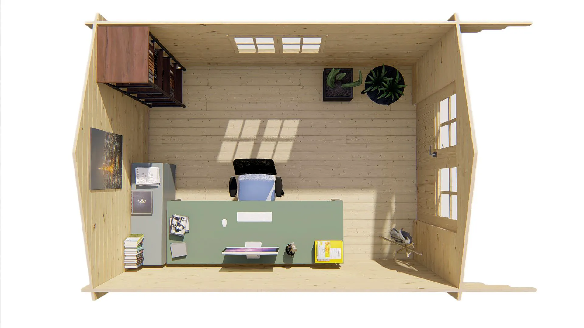 Abri de jardin Huldenberg du dessus